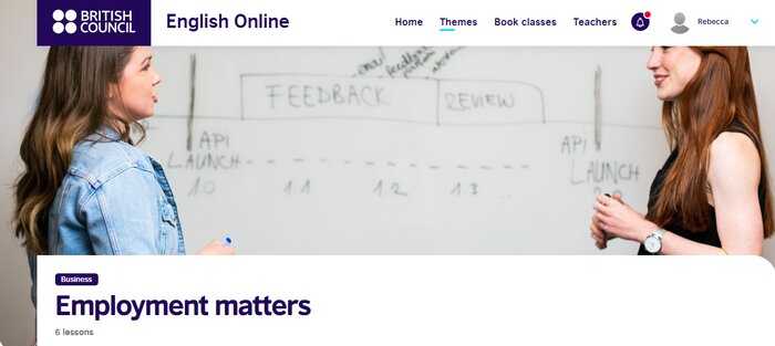 British Council LearnEnglish Employment