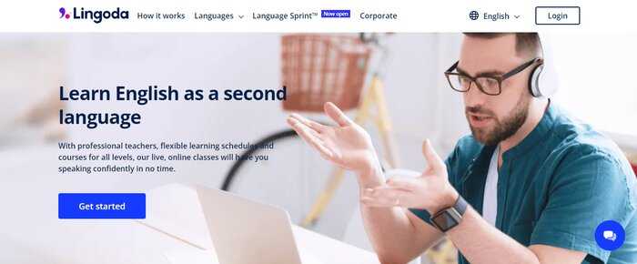 Lingoda ESL course