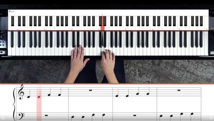 Simply Piano online lesson platform review - Higher Hz