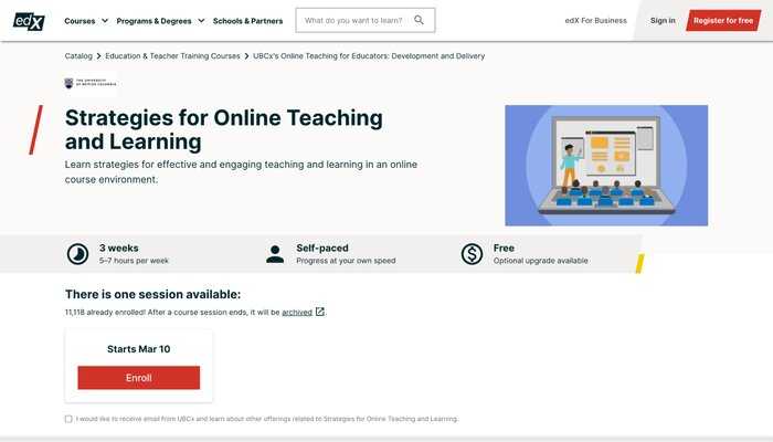 Strategies for online teaching