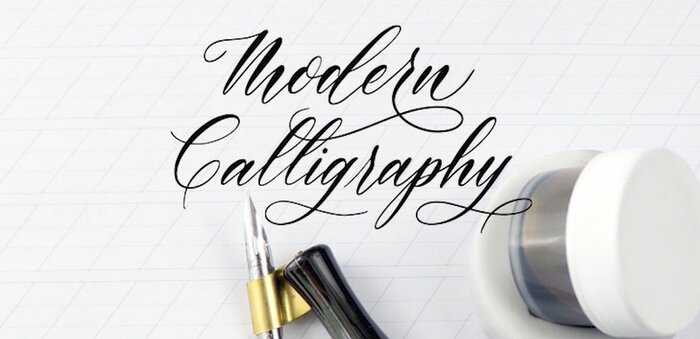 Modern calligraphy pointed pen course