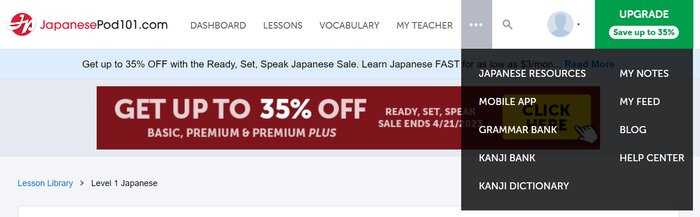 JapanesePod101 discount