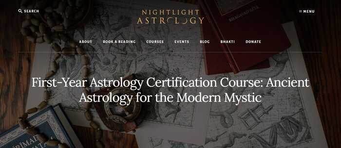 First-Year Astrology Certification Course