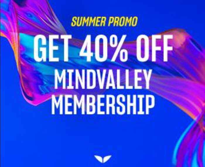 Mindvalley discount offer screen