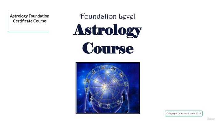 Fully Accredited Astrology Foundation Certificate Course