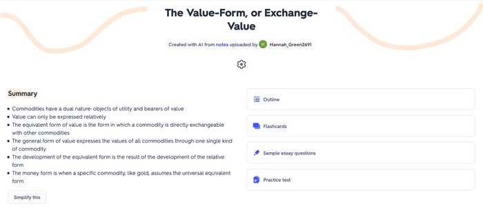 Quizlet AI example