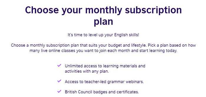 British Council discount plan