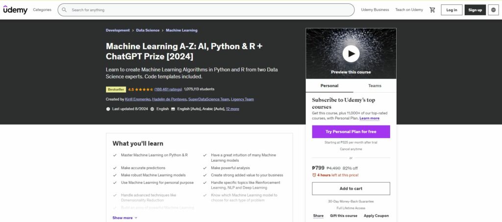 10 Best Machine Learning Courses Worth Your Time In 2025