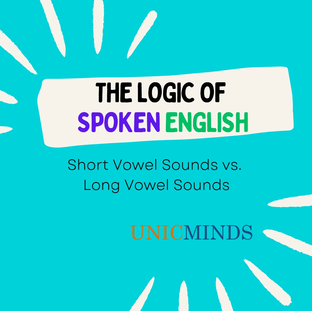 The Logic of Spoken English Short vs. Long Vowel Sounds UnicMinds.webp