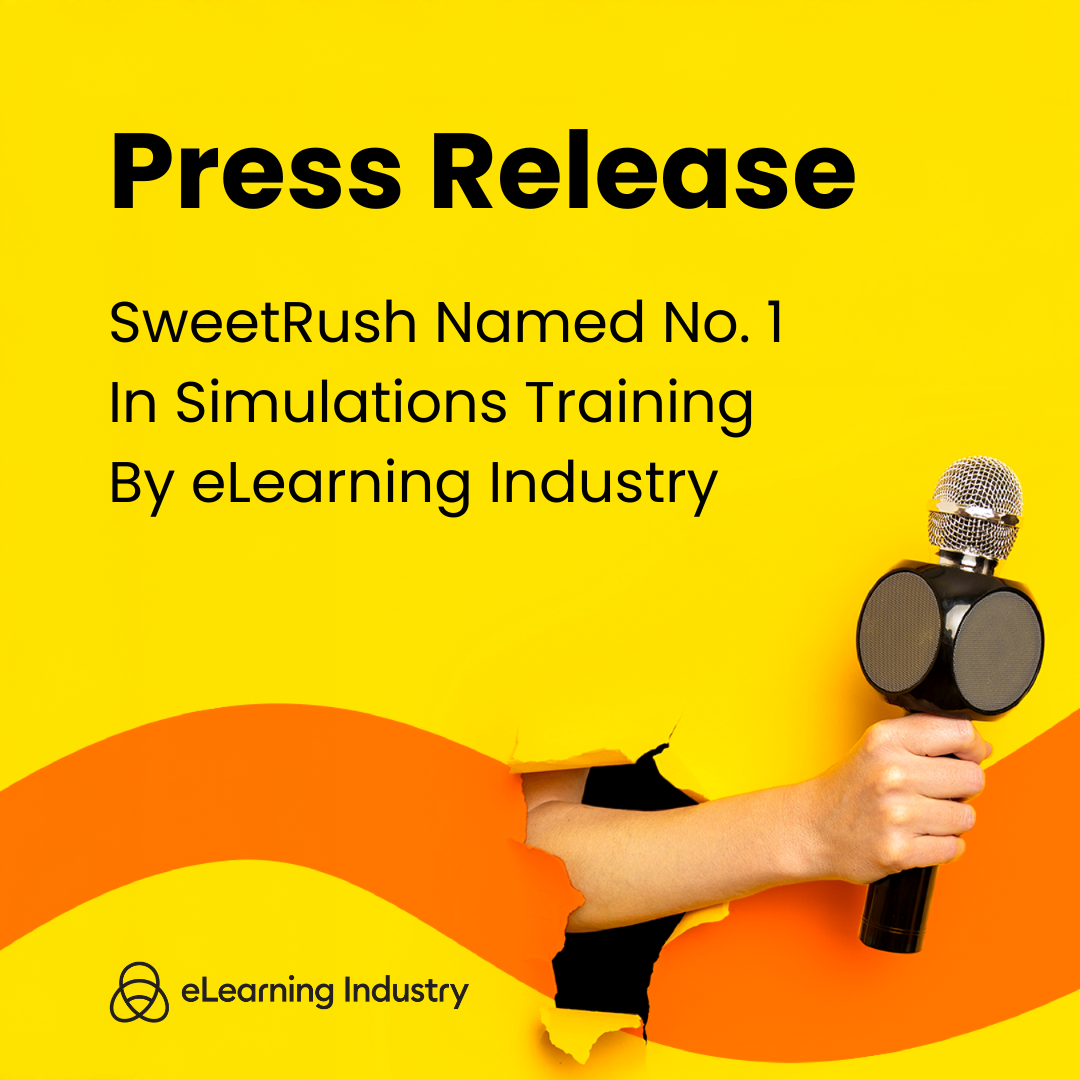 SweetRush Named No. 1 In Simulations Training By eLearning Industry 1