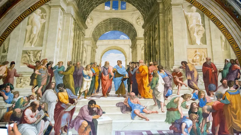 did you know The School of Athens Raphael.webp