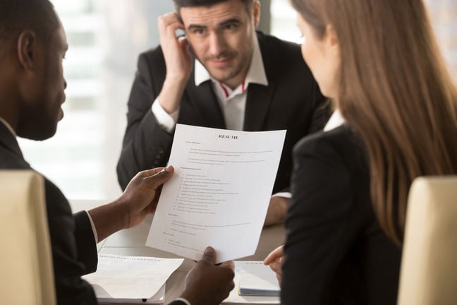 shutterstock cv interview