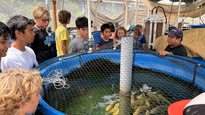 system verizon learning stem program aquaponics