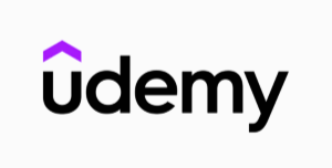 Udemy logo with purple accent