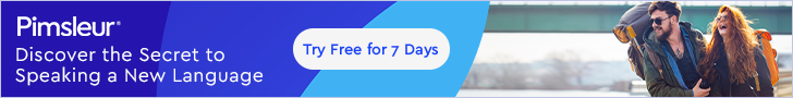 Pimsleur – Try any language free for 7 days