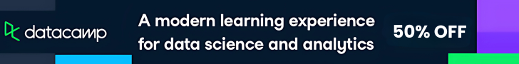 DataCamp – Save 50 % on Python & Data Science