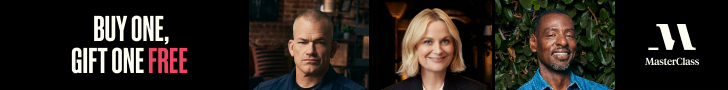 MasterClass – Get 50 % off